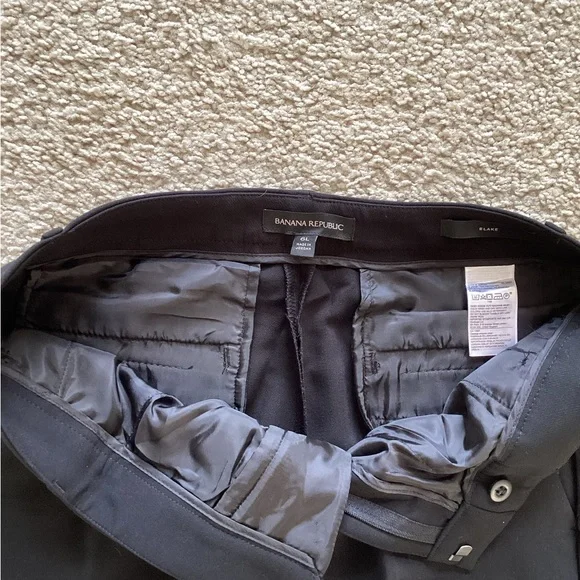 Banana Republic Black Wide Blake Wide Leg Pants - Picture 3 of 5